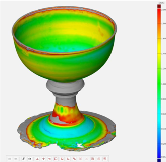 Characterisation of a 12th century chalice 