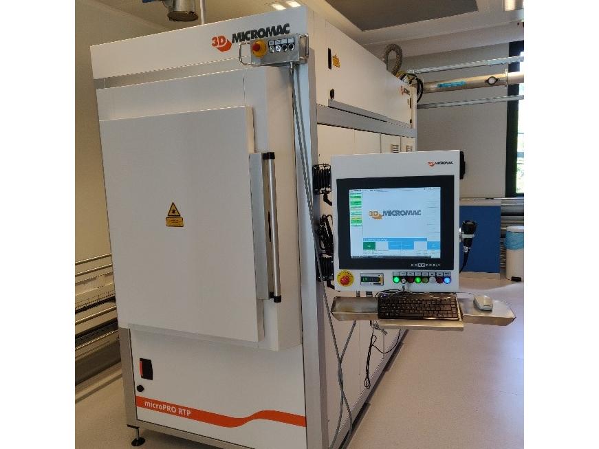 Laser tool dedicated to the achievement of ohmic contacts on silicon carbide wafers